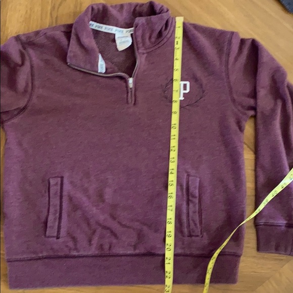 PINK VICTORIA’S SECRET QUARTER ZIP PULLOVER - Picture 7 of 13